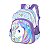 Mochila de Costas Luxcel Up4You Unicórnio Colorido Violeta - Imagem 3