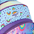 Mochila de Costas Luxcel Up4You Unicórnio Colorido Violeta - Imagem 6