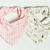 Kit Com 2 Babadores Hug Bandana Gatinhos Rosa Iogurte - Imagem 2