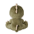 Boneco de Pano Metoo Pelúcia Dino New Verde - Imagem 4