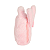 Bolsa Metoo Plush Coelha Com Laço Alça de Mão Rosa - Imagem 3