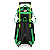 Kit Mochila de Rodinhas Lancheira Luxcel Avengers Hulk Verde - Imagem 2