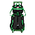 Kit Mochila de Rodinhas Lancheira Luxcel Avengers Hulk Verde - Imagem 2