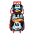 Kit Mochila de Rodinhas e Lancheira Luxcel Hot Wheels Preto - Imagem 1