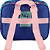 Kit Mochila de Rodinhas Lancheira Luxcel Stitch Azul - Imagem 3