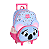 Mochila de Rodinhas Sem Alça Luxcel Up4You Coala Violeta - Imagem 3