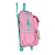 Mochila de Rodinhas Sem Alça Luxcel Up4You Pompom Rosa - Imagem 3