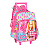 Mochila de Rodinhas Com Alça Luxcel Barbie Pink - Imagem 2