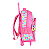 Mochila de Rodinhas Com Alça Luxcel Barbie Pink - Imagem 3