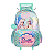 Mochila de Rodinhas Com Alça Luxcel Barbie Verde - Imagem 1
