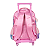 Mochila de Rodinhas Com Alça Luxcel Barbie Rosa - Imagem 4