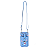 Bolsa de Passeio Luxcel Porta Celular Sintética Stitch Azul - Imagem 2