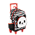 Mochila de Rodinhas Sestini Média Kids X Panda 4 Colorida - Imagem 4