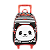 Mochila de Rodinhas Sestini Média Kids X Panda 4 Colorida - Imagem 1