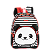 Mochila de Costas Sestini Média Kids X Panda 4 Colorido - Imagem 1