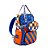 Mochila Com Pochete Mait Donuts Colorida - Imagem 2