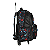 Mochila de Rodinhas Com Alça Luxcel Up4You Game Preto - Imagem 3