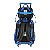 Kit Mochila Rodinhas Lancheira Luxcel Teen Titans Go Azul - Imagem 2