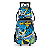Kit Mochila Rodinhas Lancheira Luxcel Batman Azul - Imagem 1