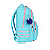 Mochila de Costas Luxcel Stitch Comp Laptop Turquesa - Imagem 3