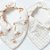 Kit Com 2 Babadores Hug Bandana New Baby Rosa Pêssego - Imagem 2