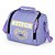 Lancheira Escolar Luxcel Stitch Quadriculada Lilás - Imagem 3