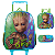 Kit Mochila de Rodinha Lancheira Estojo Xeryus Groot X Verde - Imagem 1