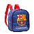 Kit Mochila Rodinha Lancheira Estojo Xeryus Barcelona Azul - Imagem 3