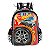 Mochila de Costas Luxcel Hotwheels Jacquard Preto - Imagem 1