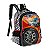 Mochila de Costas Luxcel Hotwheels Jacquard Preto - Imagem 2