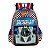 Mochila de Costas Luxcel Hotwheels Jacquard Azul - Imagem 1