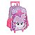 Kit Mochila Sem Alça Lancheira Estojo Luxcel Coelhinha Lilás - Imagem 2