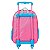 Kit Mochila de Rodinha Lancheira Estojo Xeryus Panda Rosa - Imagem 5