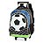 Mochila de Rodinhas Com Alça Luxcel Up4You Futebol Azul - Imagem 2