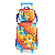 Kit Mochila Rodinha Lancheira Luxcel Fisher-Price Colorido - Imagem 1