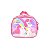 Lancheira Escolar Luxcel Up4You Unicórnio Colorido Pink - Imagem 1