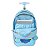 Mochila de Rodinhas Com Alça Luxcel Ursinhos Carinhosos Azul - Imagem 8