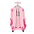 Mochila de Rodinhas Com Alça Luxcel Ursinhos Carinhosos Rosa - Imagem 4