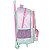 Mochila de Rodinhas Sem Alça Luxcel Lol Violeta e Verde - Imagem 4
