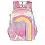 Mochila de Costas Luxcel Up4You ArcoIris Nuvem Rosa - Imagem 1