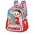 Mochila de Costas Luxcel Turma da Mônica Patch Rosa - Imagem 2