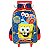 Mochila de Rodinha Com Alça Luxcel Bob Esponja Vermelho - Imagem 1