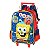 Mochila de Rodinha Com Alça Luxcel Bob Esponja Vermelho - Imagem 2