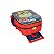 Mochila de Rodinha Com Alça Luxcel Bob Esponja Vermelho - Imagem 6
