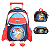 Kit Mochila de Rodinha Sem Alça Lancheira Estojo Luxcel Nasa - Imagem 1