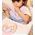 Babador de Silicone Pacific Kouii Borboleta Pipa Rosa - Imagem 5