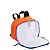 Kit Mochila Rodinha Lanheira Sestini Minecraft Laranja Azul - Imagem 3