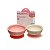 Kit Bowls De Plástico Pacific Lilica Ripilica Baby Rosa - Imagem 1