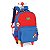 Mochila Rodinhas Com Alça Luxcel Super Mário Azul e Vermelho - Imagem 2