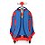 Mochila Rodinhas Com Alça Luxcel Super Mário Azul e Vermelho - Imagem 4